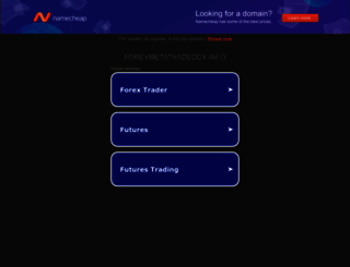 forexmetatradeddx.info screenshot
