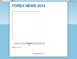 forexnews2014.blogspot.pt screenshot