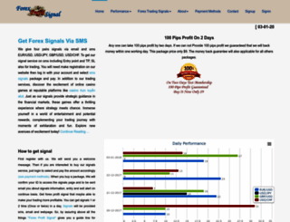 forexprofitsignal.com screenshot