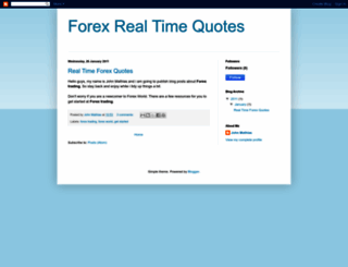 forexrealtimequotes.blogspot.com screenshot