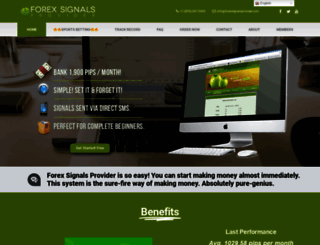 forexsignalsprovider.com screenshot