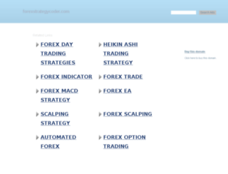 forexstrategycoder.com screenshot