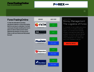 forextradingonline.com screenshot