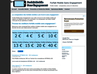 forfait-mobile-sans-engagement.fr screenshot