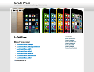 forfaitsiphone.fr screenshot