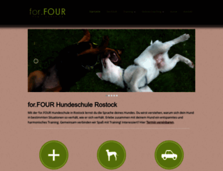 forfour-hundeschule.de screenshot