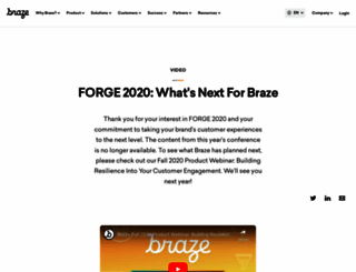 forge.braze.com screenshot