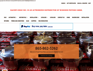 forgedpistonparts.com screenshot