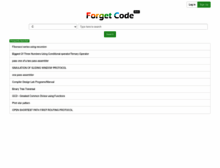 forgetcode.com screenshot
