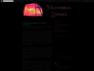 forgivenessdiaries.blogspot.com screenshot
