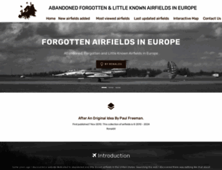 forgottenairfields.com screenshot