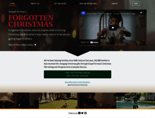 forgottenchristmas.org screenshot