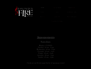 forgottenfirewinery.com screenshot