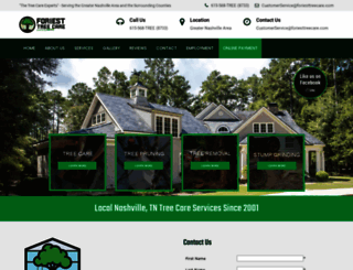 foriesttreecare.com screenshot