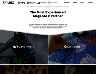 forixwebdesign.com screenshot