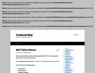 forkbomb-blog.de screenshot