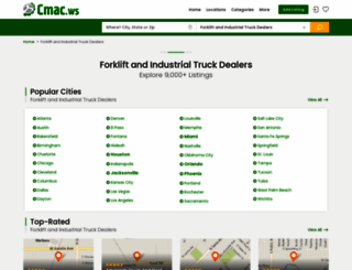 forklift-dealers.cmac.ws screenshot