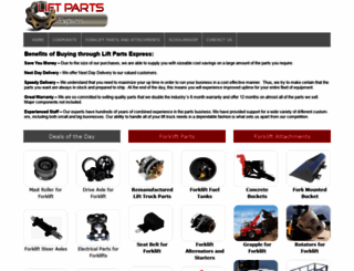 forkliftpartsdallas.com screenshot