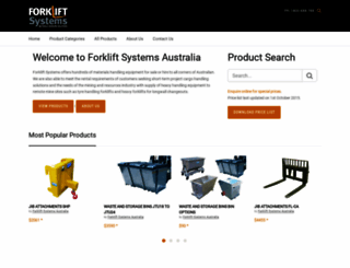 forkliftsystems.com.au screenshot
