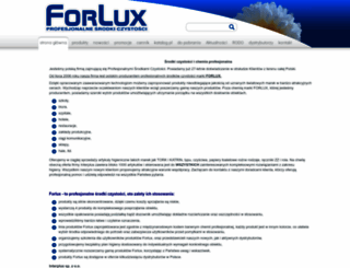 forlux.pl screenshot