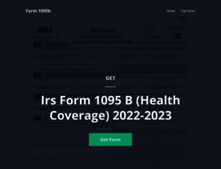 form-1095b.com screenshot