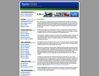 form1040.com screenshot
