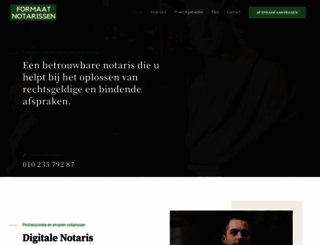 formaatnotarissen.nl screenshot