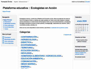 formacion.ecologistasenaccion.org screenshot