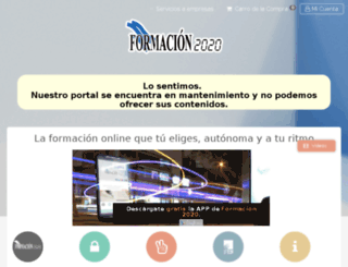 formacion2020.es screenshot