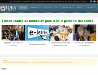 formacionidea.com screenshot