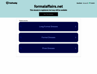 formalaffairs.net screenshot