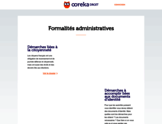 formalites-administratives.comprendrechoisir.com screenshot