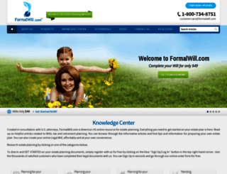 formalwill.com screenshot