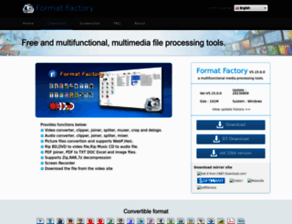 formatfactory.org screenshot