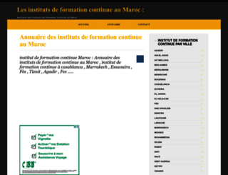 formation-continue-maroc.1sur1.com screenshot