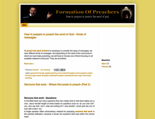 formationofpreachers.blogspot.com screenshot