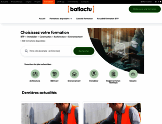 formations.batiactu.com screenshot