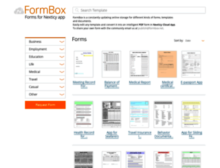 formbox.net screenshot
