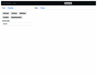 formbuilder.azurewebsites.net screenshot
