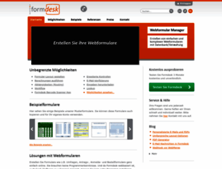 formdesk.de screenshot