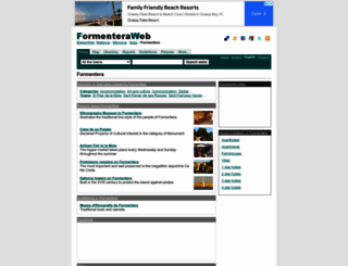 formenteraweb.com screenshot