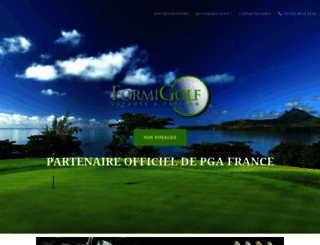 formigolf.fr screenshot