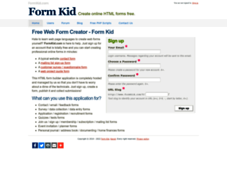 formkid.com screenshot