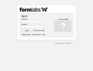 formlabs.okta.com screenshot