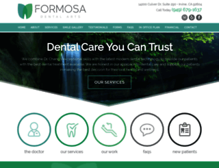 formosadentalarts.com screenshot