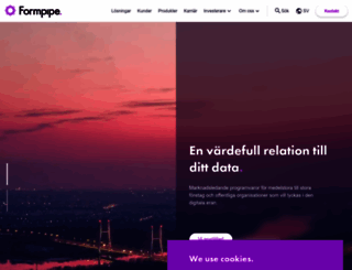 formpipe.se screenshot