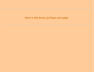 forms.jurlique.com screenshot