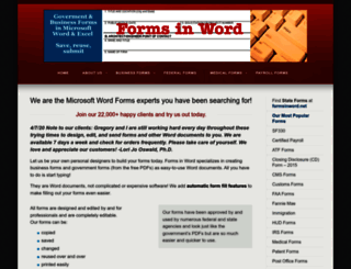 formsinword.com screenshot