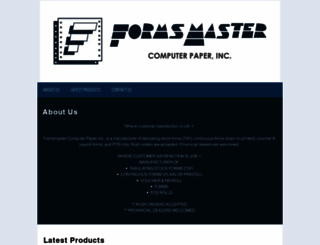 formsmastercomputer.com screenshot