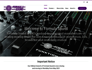 formula-sound.co.uk screenshot